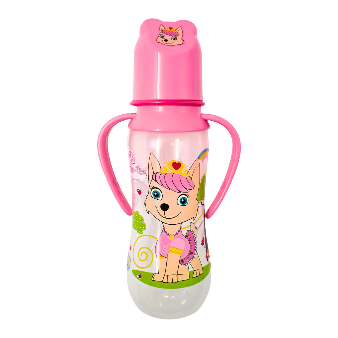 Tetero Infantec 3m+ 8 onzas /240 ml Rosado - Cascanueces