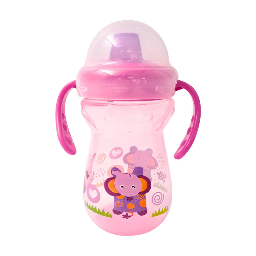 Vaso Entrenador Infantec 12 onzas / 360 ml Rosado - Cascanueces