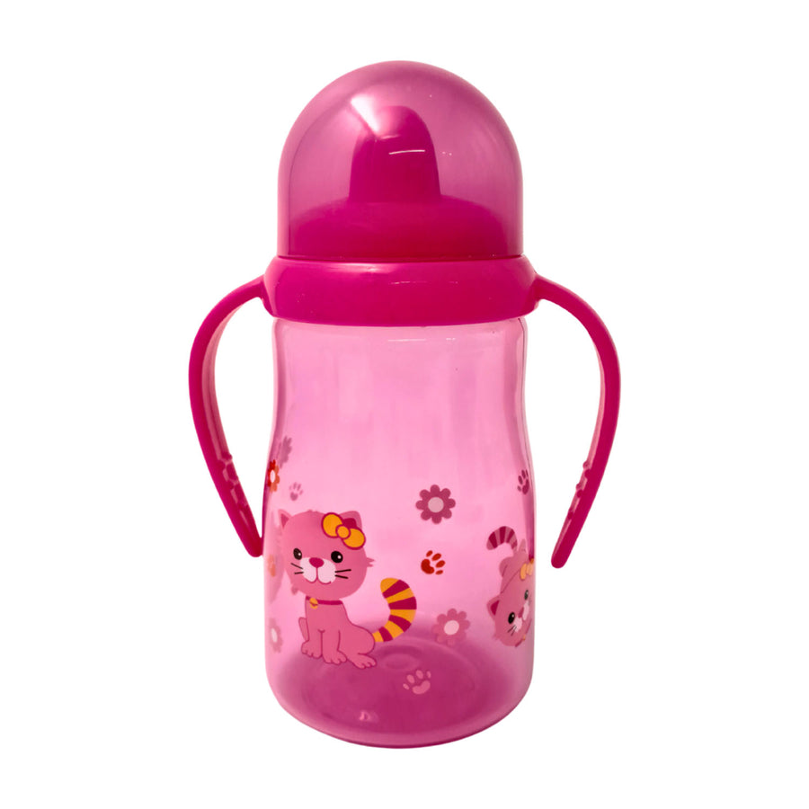 Vaso de Pico Suave Infantec 6m+ Rosado - Cascanueces