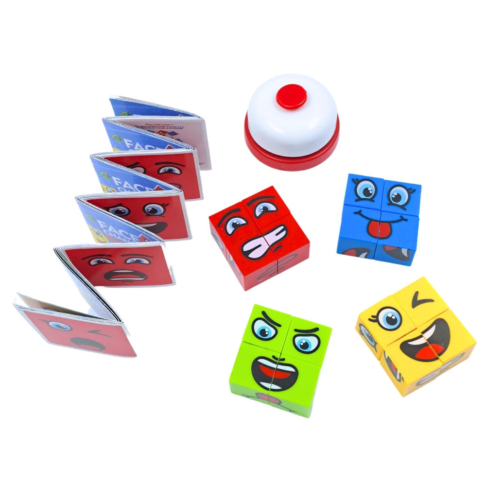 Cubo Cambia Cara Juego de Mesa Famiiar - Cascanueces