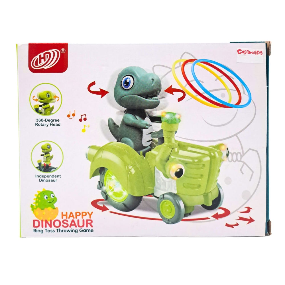 Happy Dinosaur Tractor Verde - Cascanueces